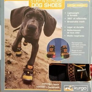 Kurgo Step N Strobe Dog Shoes Water Resistant L🐕